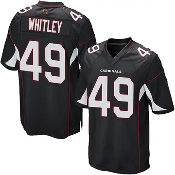 Black Men's Benton Whitley Arizona Cardinals Game Alternate Jersey