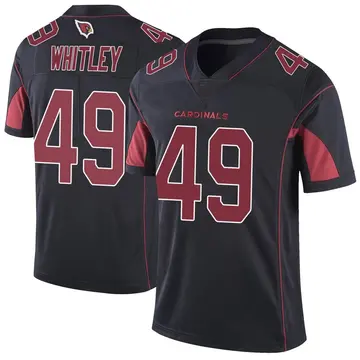 Black Men's Benton Whitley Arizona Cardinals Limited Color Rush Vapor Untouchable Jersey